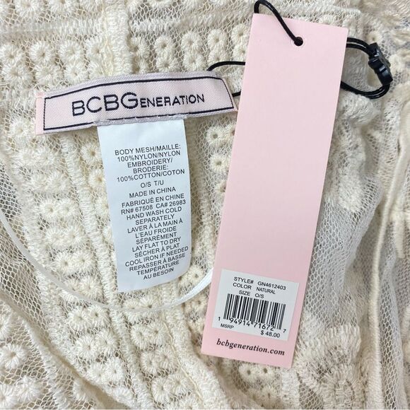 House Of Harlow Pink & White Woven Mini Skirt NEW S - Picture 6 of 7